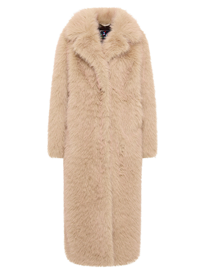 Fake Fur Mantel Moon-Lake in Beige