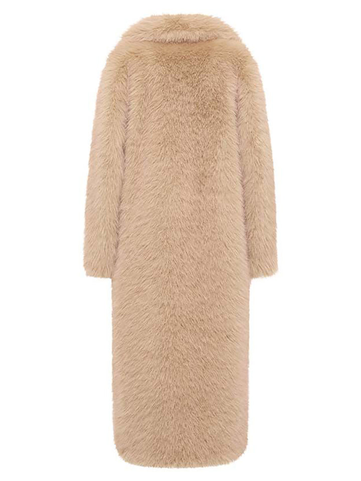 Fake Fur Mantel Moon-Lake in Beige