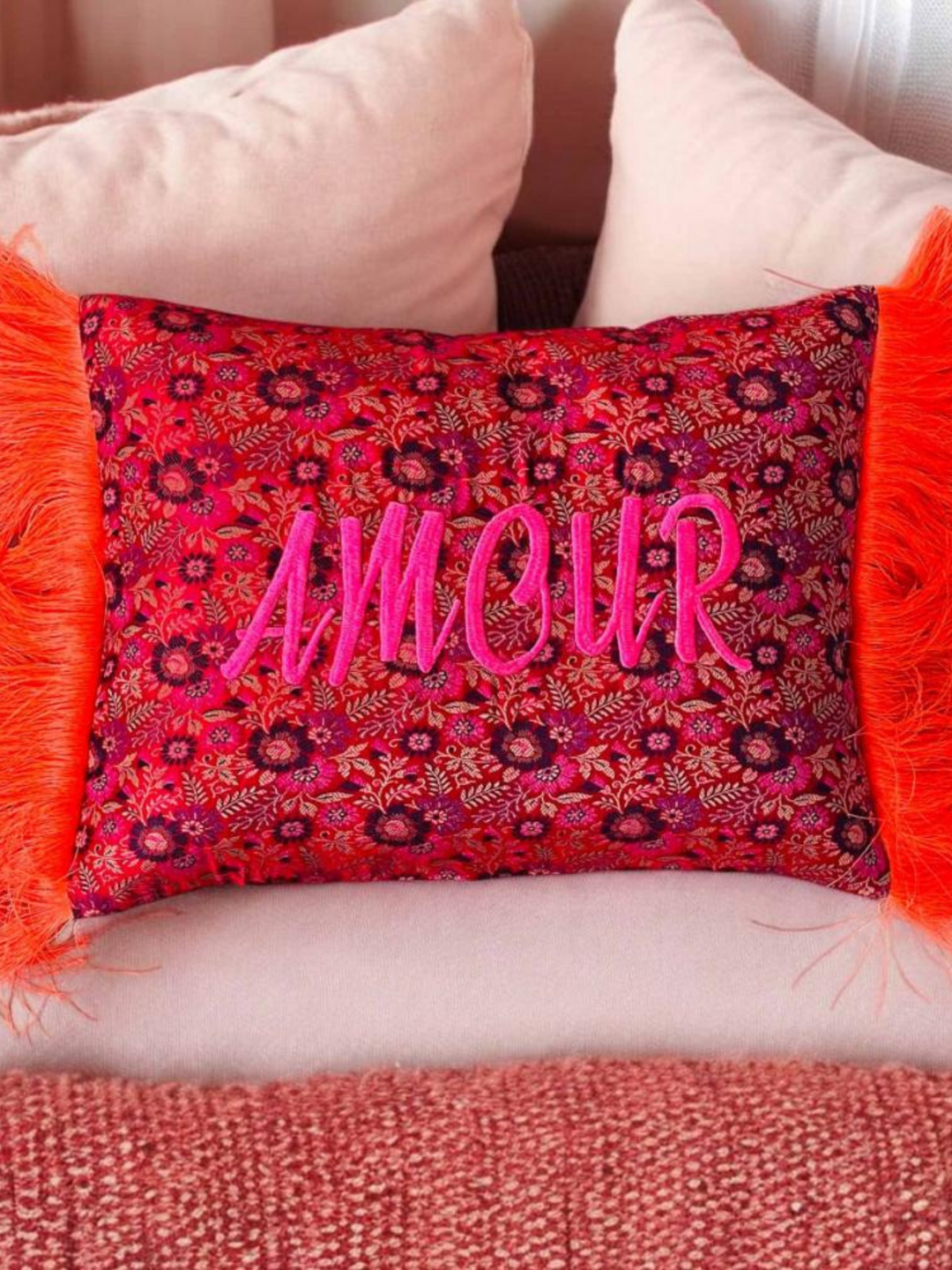 Kissenhülle Brokat Amour 30x40