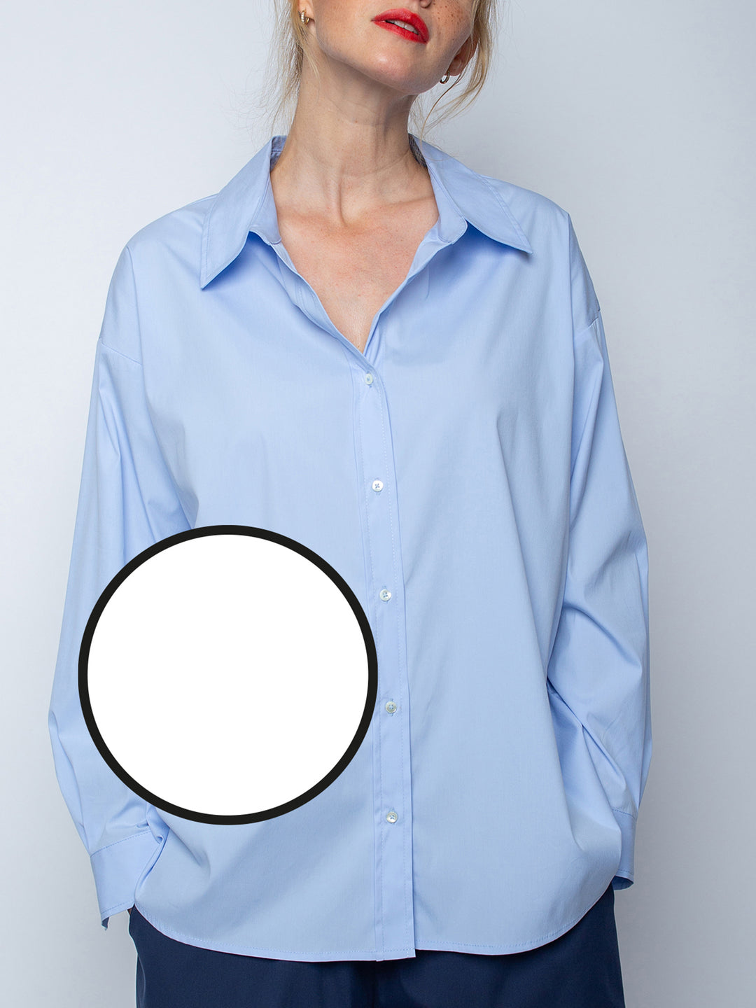 Oversized Hemdbluse