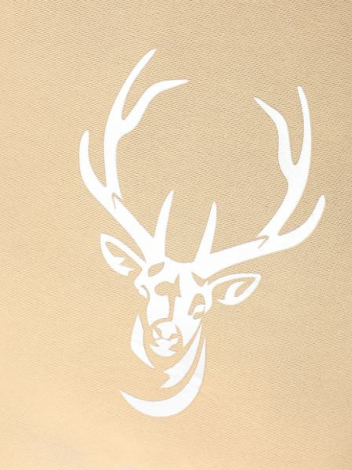 Tasche Cleo Hirsch in Beige Silber