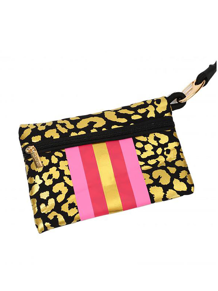 Neoprentasche Leo Schwarz Gold L