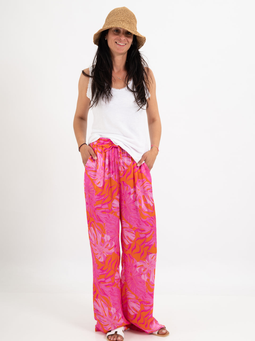 Schlupfhose Orange Pink
