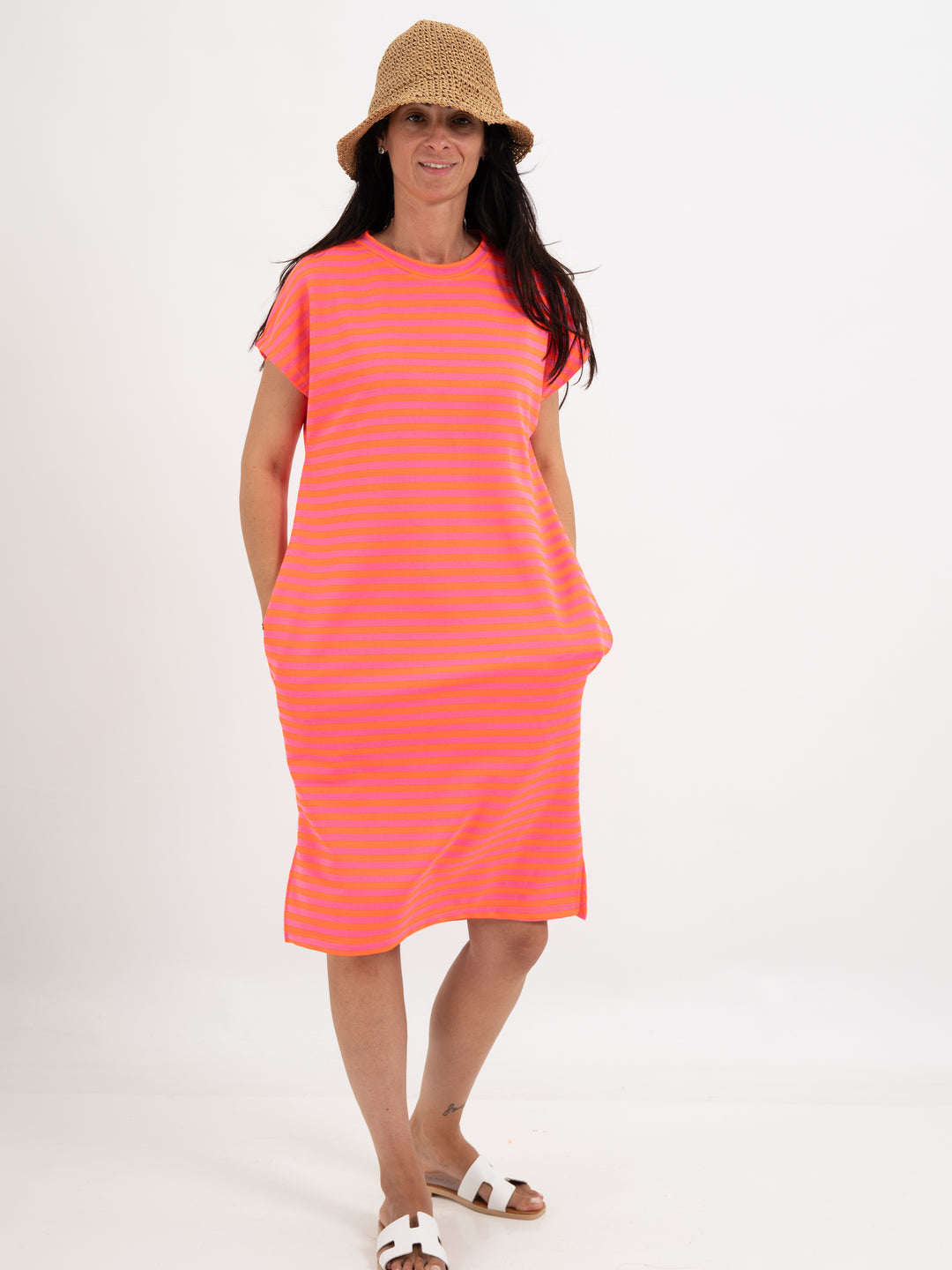 Sweatkleid Stripes