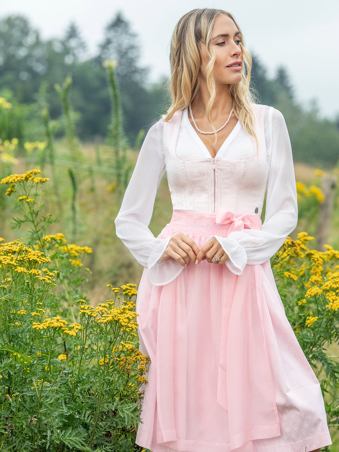 Dirndl Rehau Puderrosa 65cm