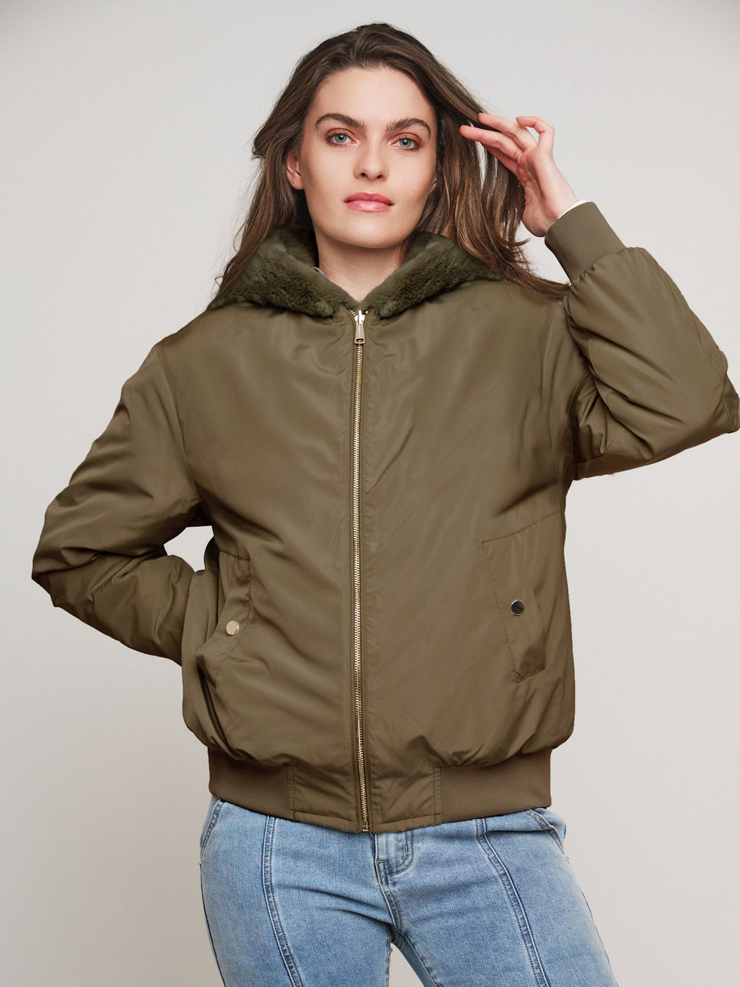 Bomberjacke Rubia Hunter zum Wenden