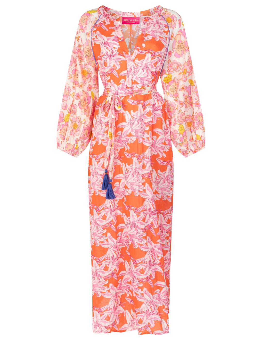 Maxikleid Lilie