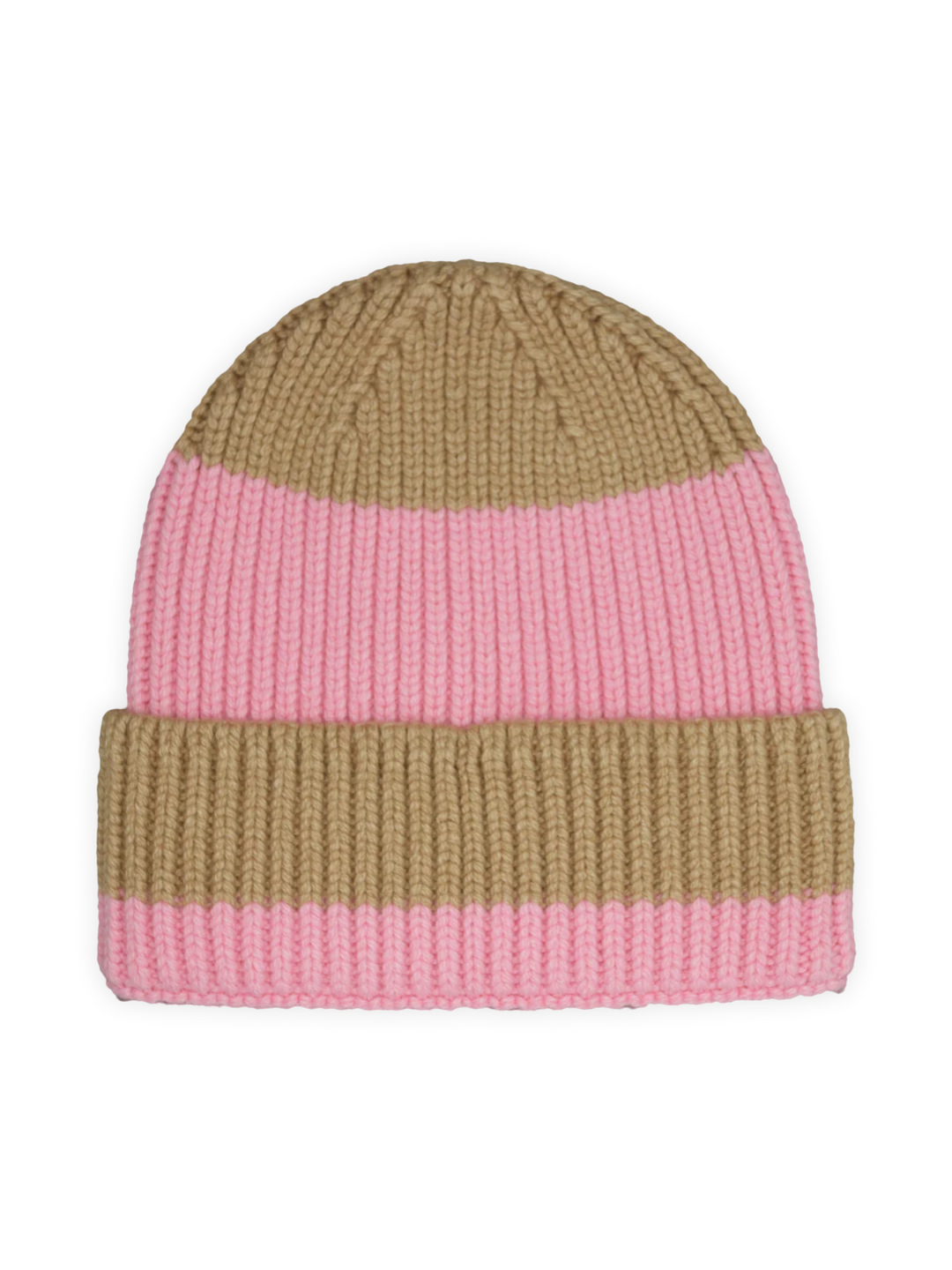 Beanie Mika Stripe Cognac