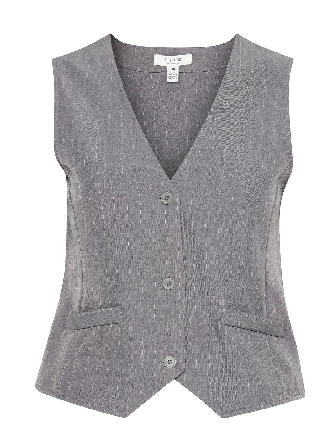 Azugweste BYMMIDDE Pinstripe Grey Melange