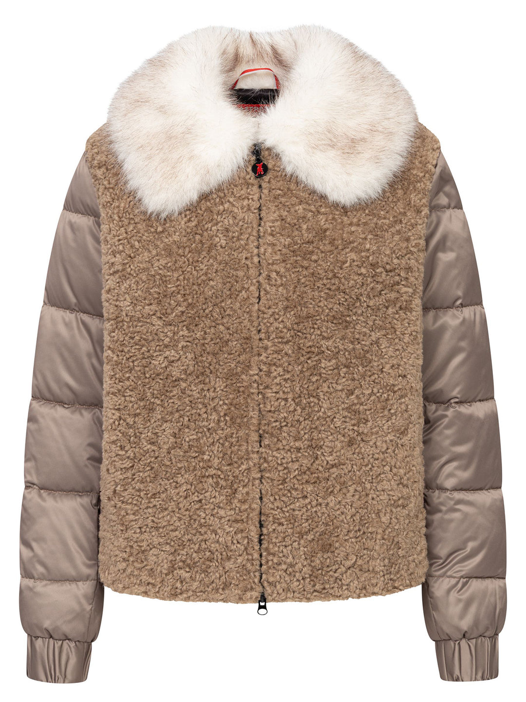Fake Fur Jacke Cafe au lait