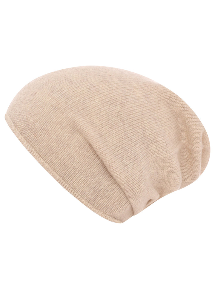 Kaschmir Beanie Hellbeige
