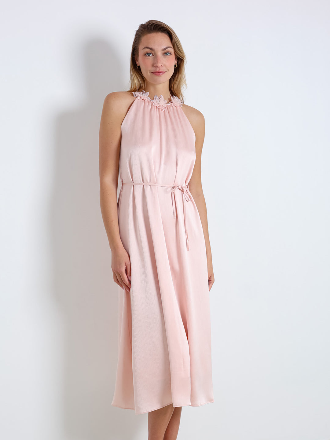Neckholder Maxikleid Rose