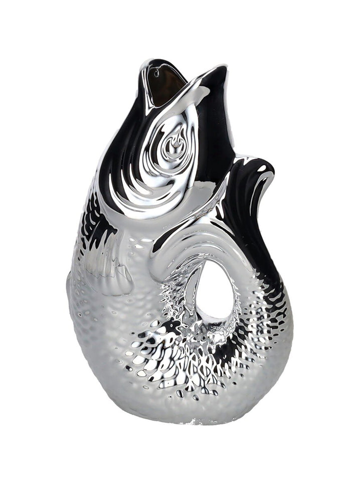 Monsieur Carafon Vase Silber