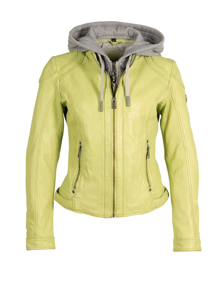 Lederjacke Adila Lime