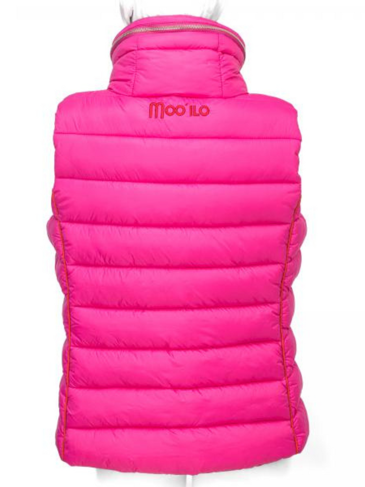 Weste in Pink Leo Print