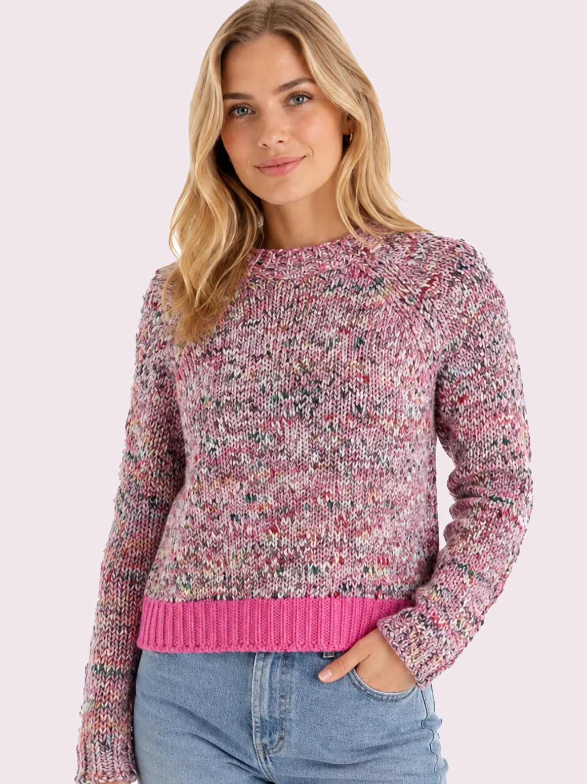 Pullover Multi Pink