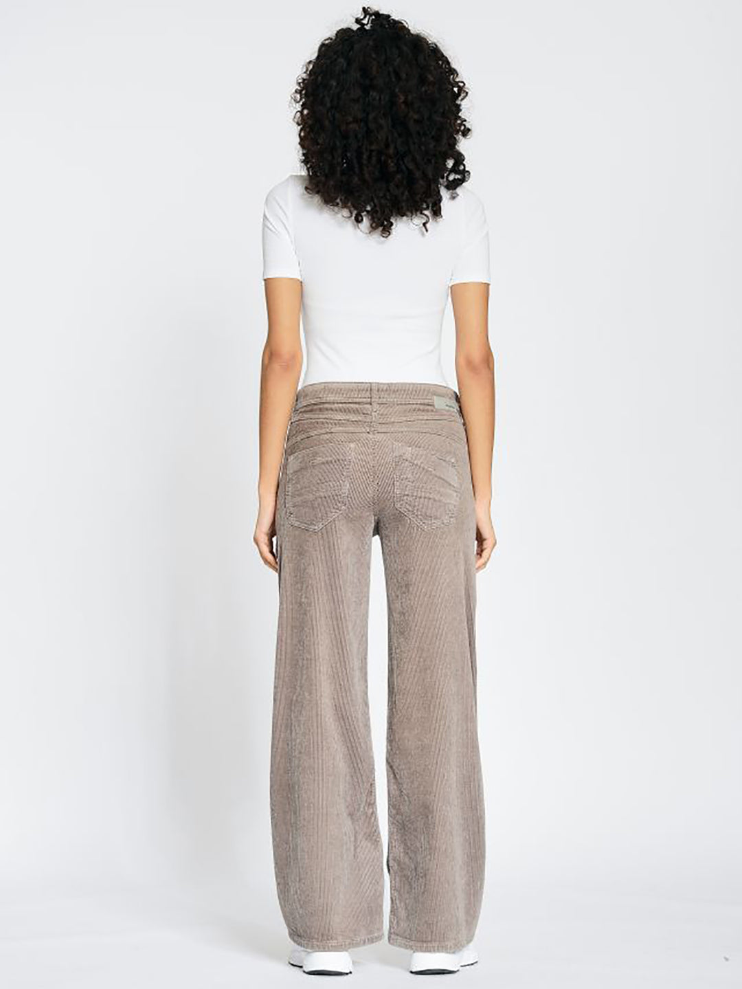 Cordhose Amelie Wide Taupe