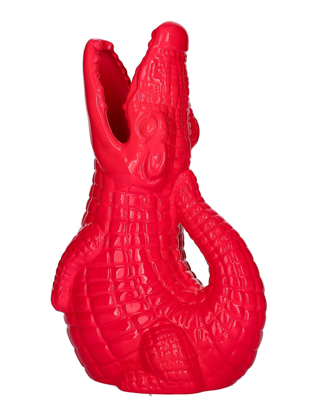Croco Vase Neon Pink