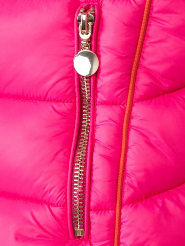 Weste in Pink Leo Print