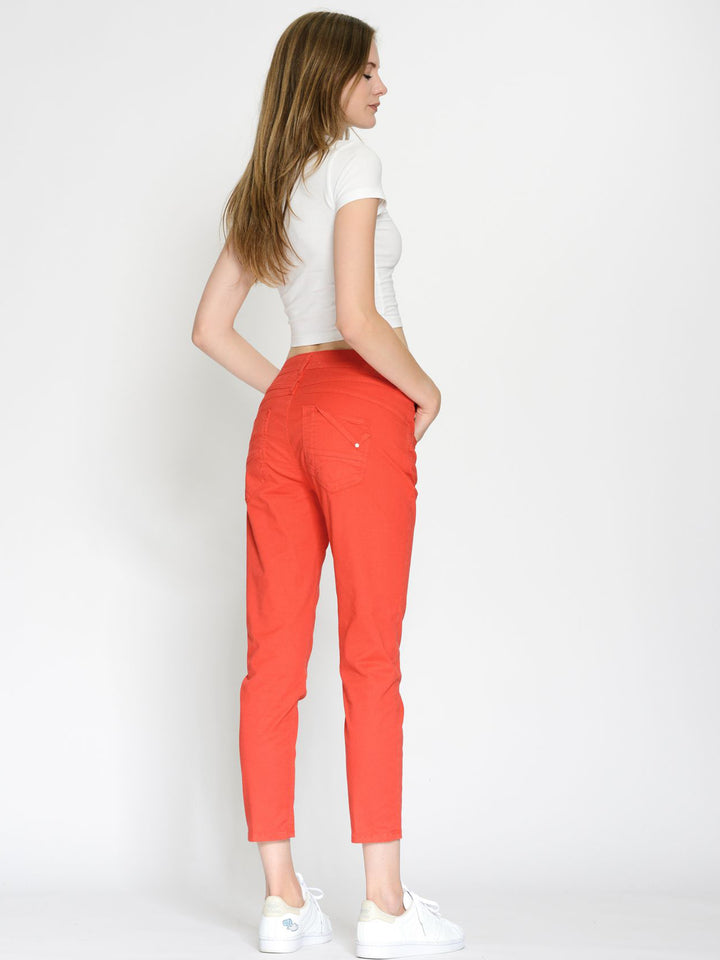 Jeans Amelie Cropped Red