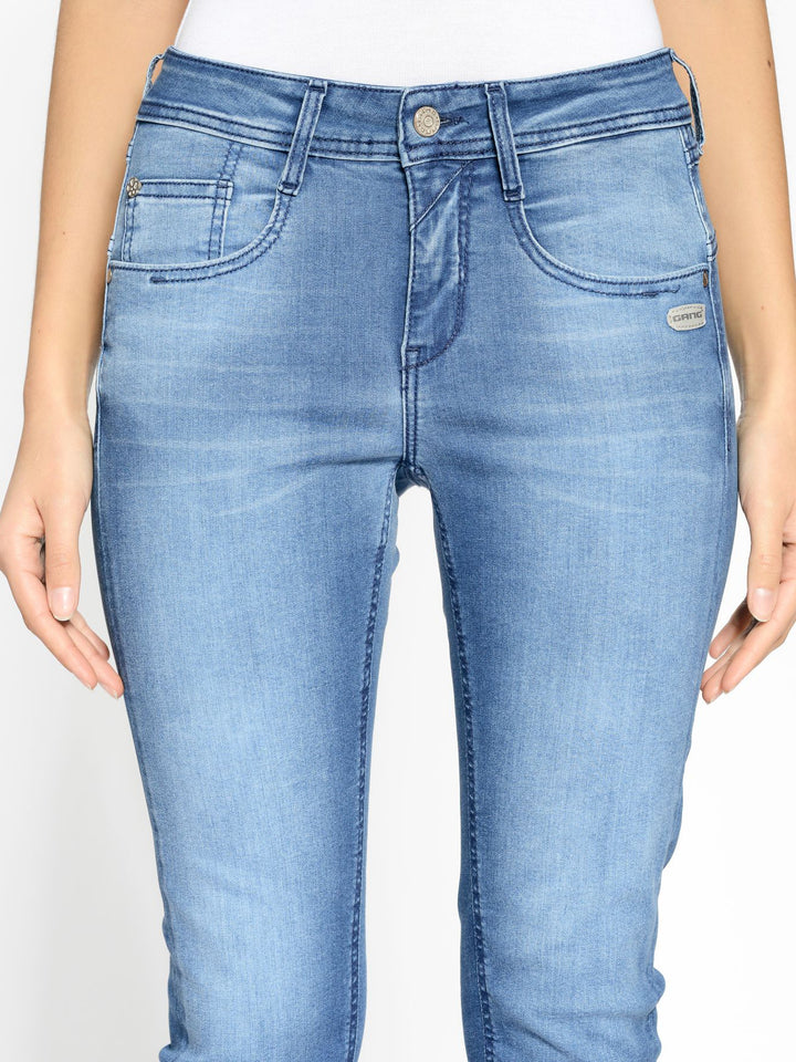 Jeans Amelie Cropped Glam Blue