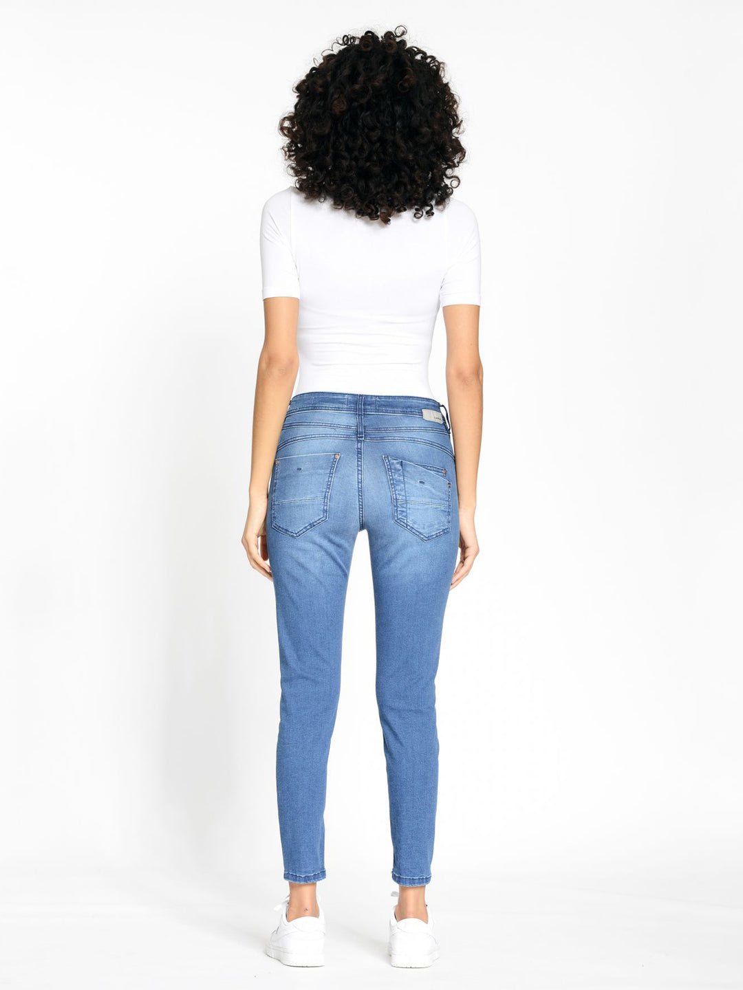 Jeans Amelie Cropped Glam Blue