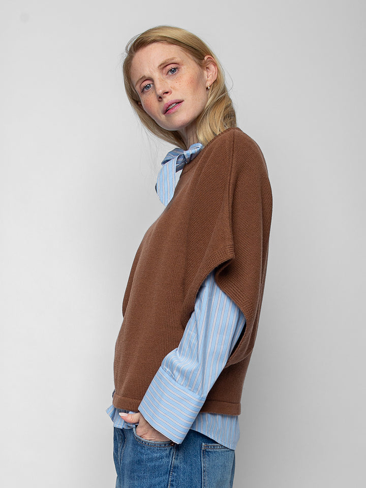 Strickpullover Camel