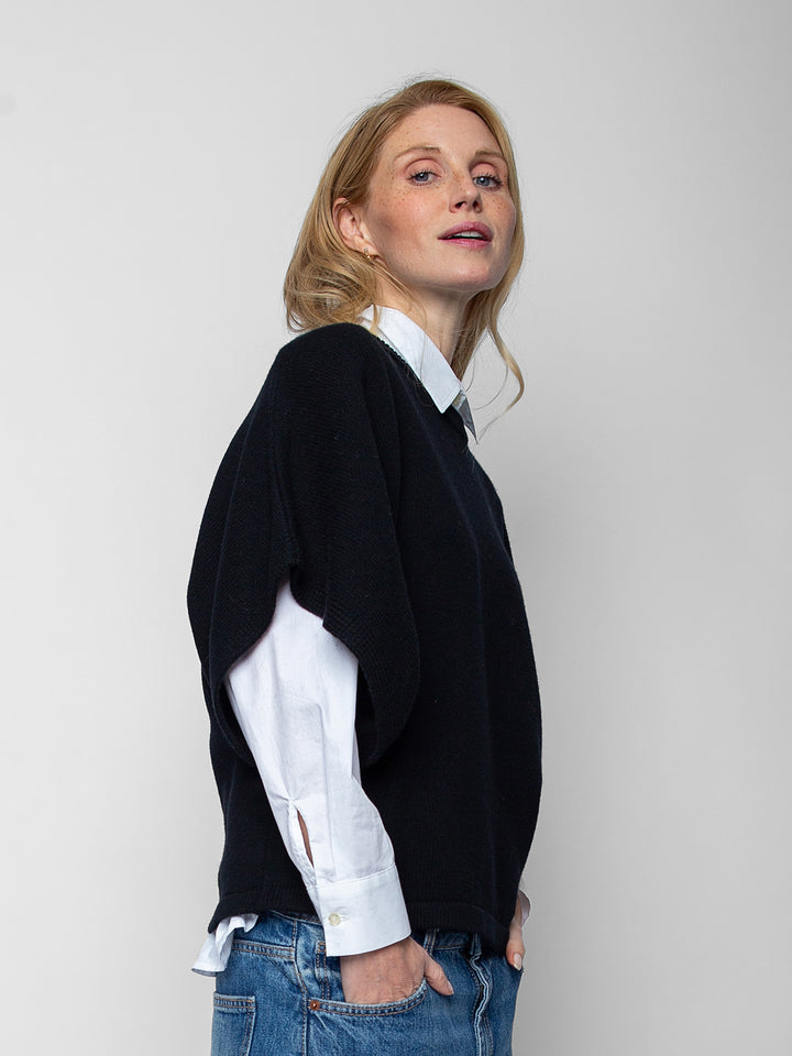 Strickpullover Black
