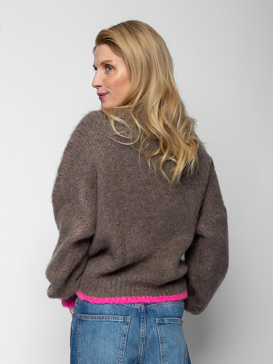 Strickpullover Taupe
