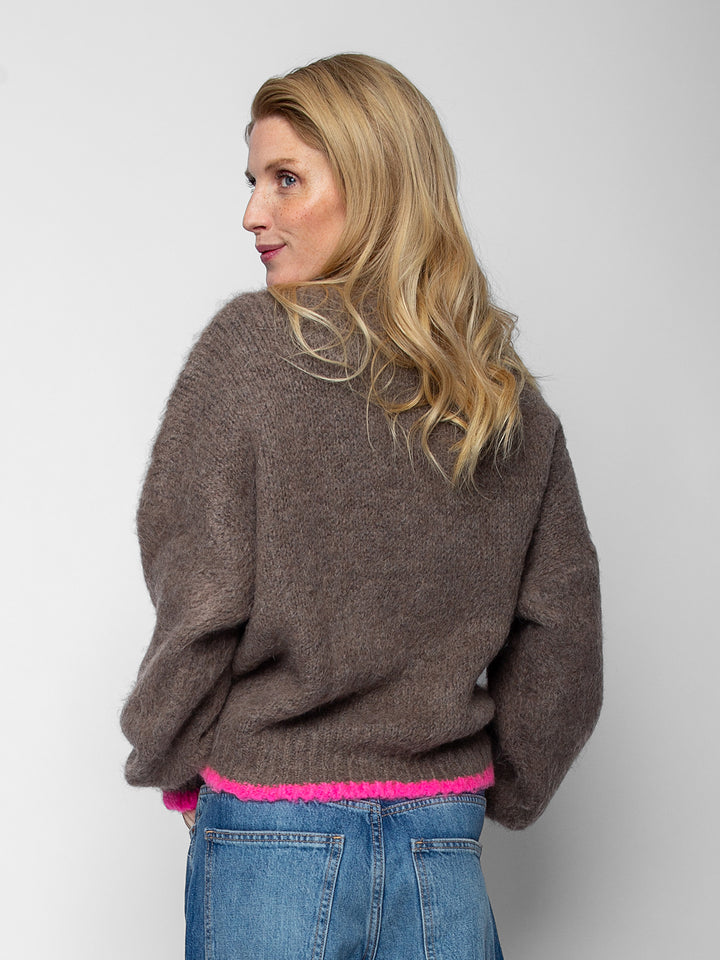 Strickpullover Taupe