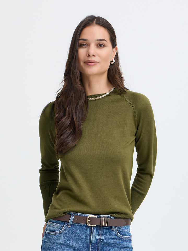 Feinstrickpullover Bymorla Olive