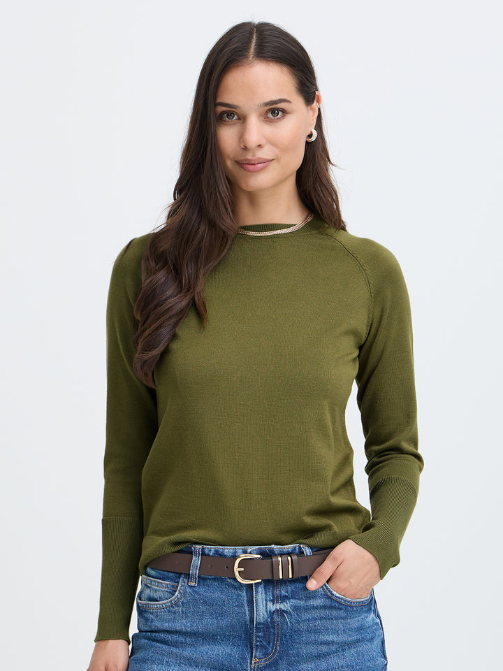 Feinstrickpullover Bymorla Olive