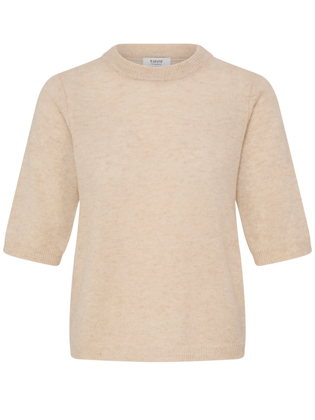 Strickpullover Halbarm Byosanna Beige