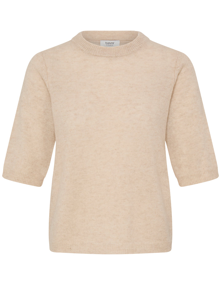 Strickpullover Halbarm Byosanna Beige