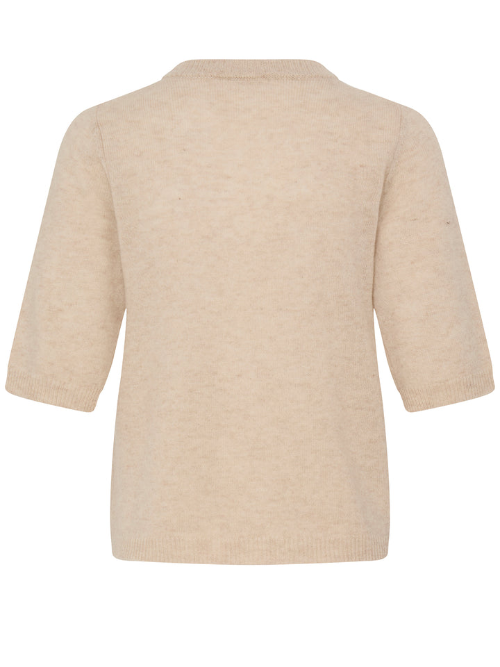 Strickpullover Halbarm Byosanna Beige