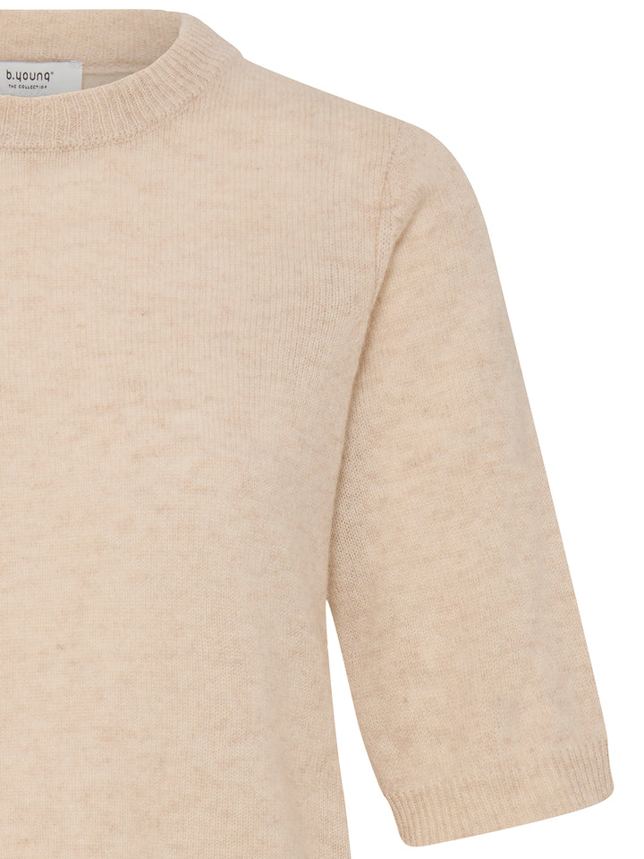 Strickpullover Halbarm Byosanna Beige