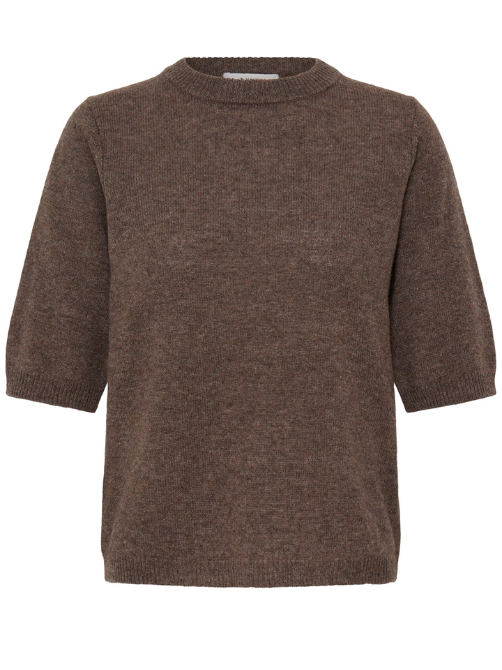 Strickpullover Halbarm Byosanna Braun