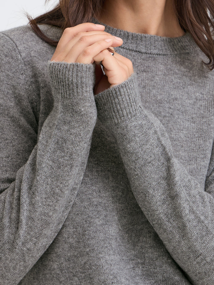 Strickpullover Byosanna Grau