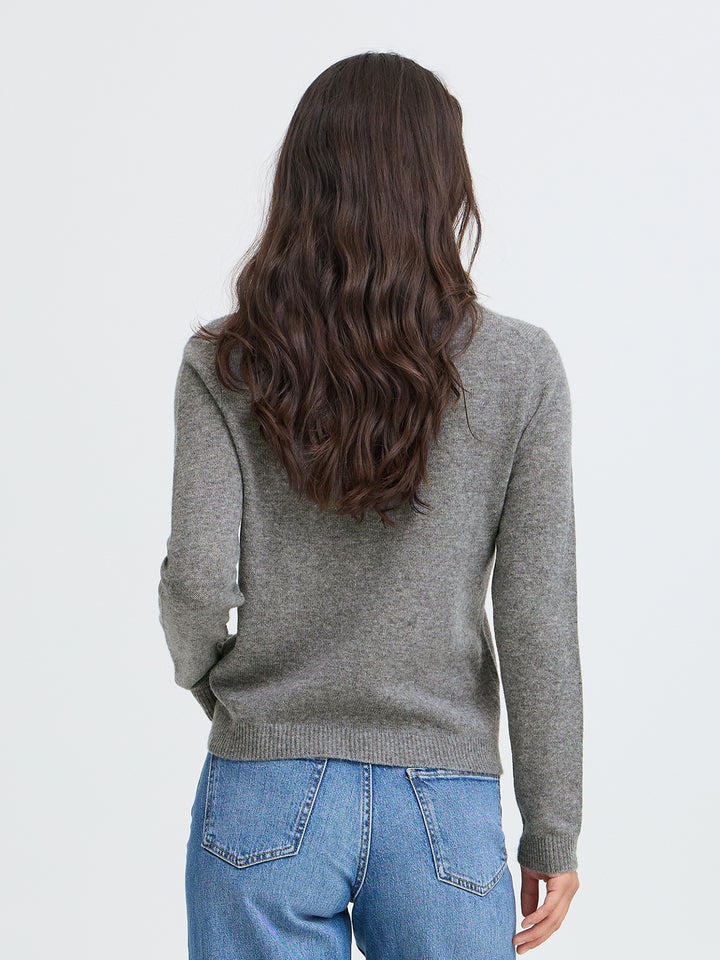 Strickpullover Byosanna Grau
