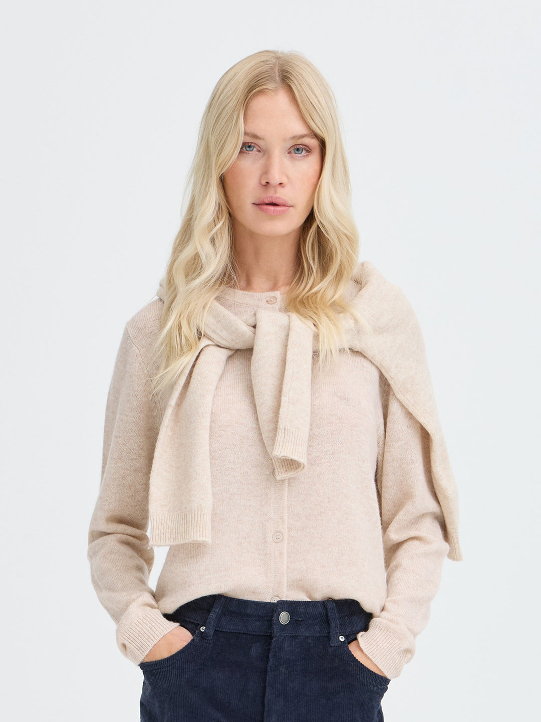 Cardigan Byosanna Beige