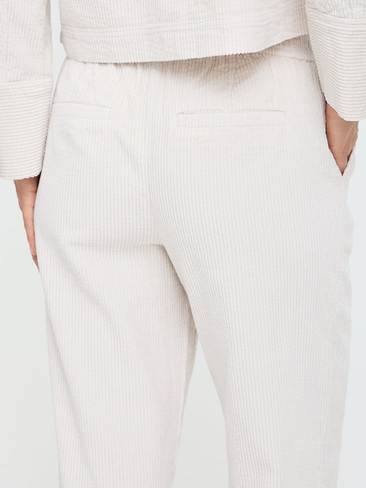 Cordschlupfhose Bydixian Creme
