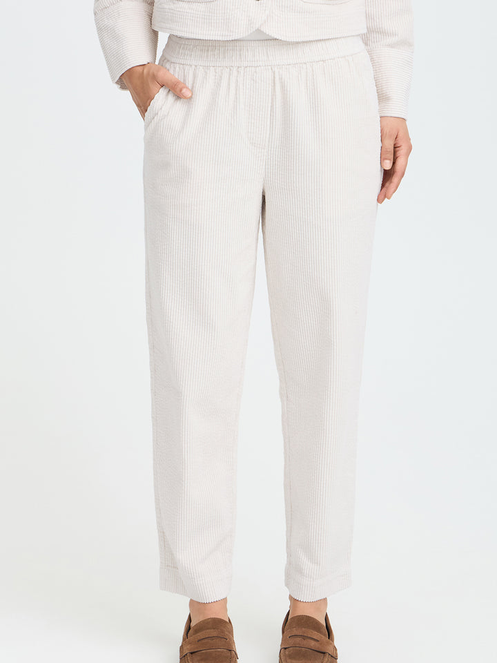 Cordschlupfhose Bydixian Creme