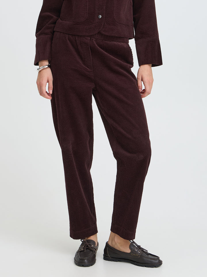 Cordschlupfhose Bydixian Marone