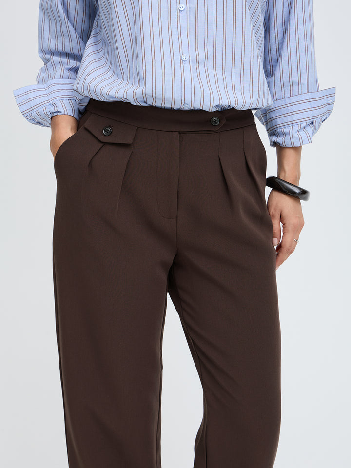 Weite Hose Byearl Braun