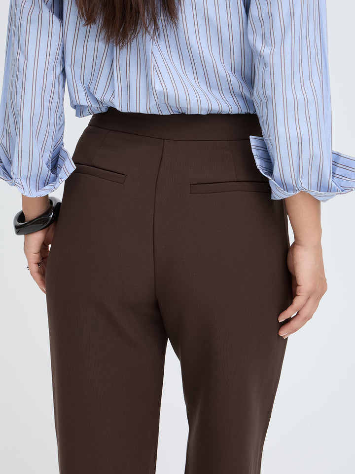 Weite Hose Byearl Braun