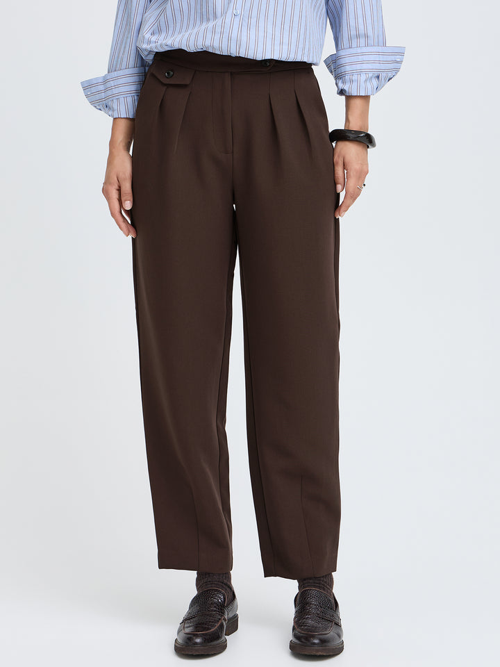 Weite Hose Byearl Braun