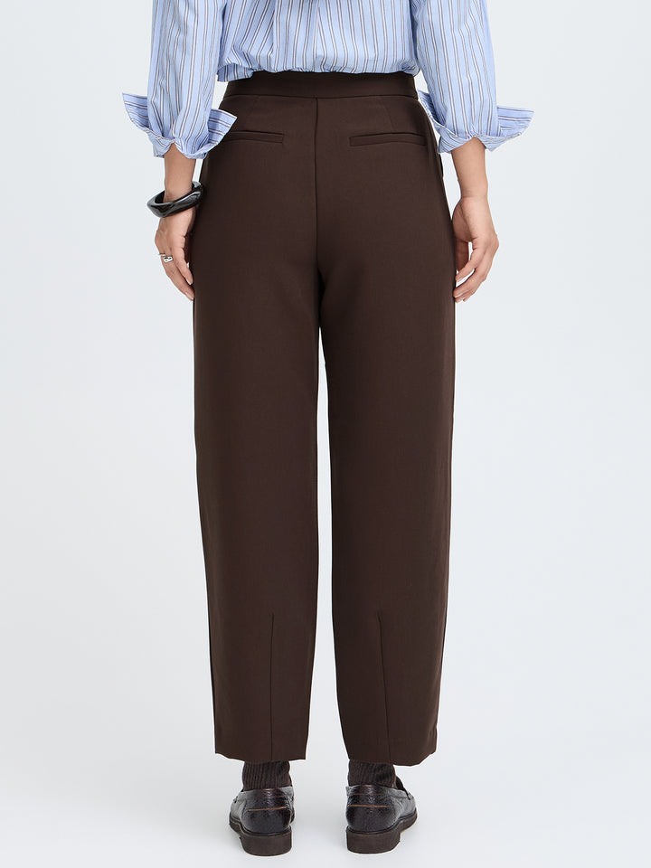 Weite Hose Byearl Braun