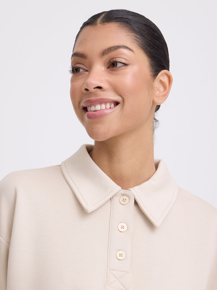 Polo Sweat Bypusti Creme