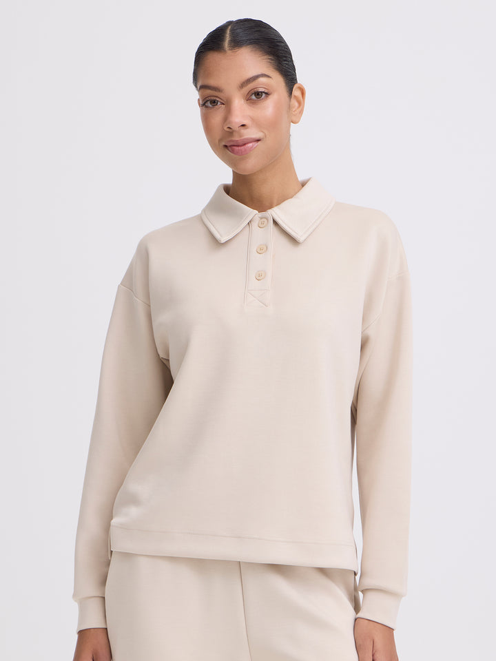 Polo Sweat Bypusti Creme