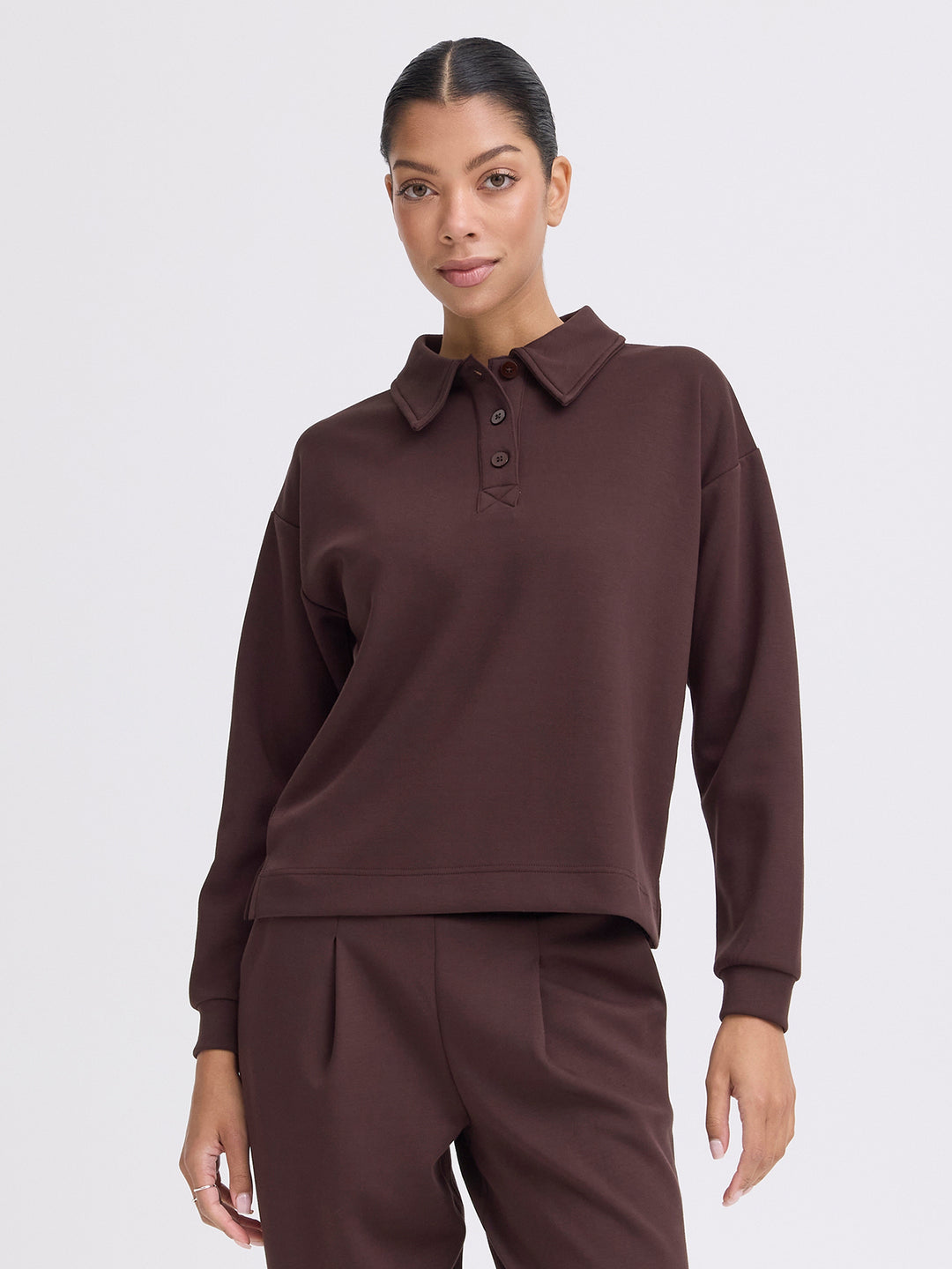 Polo Sweat Bypusti Braun